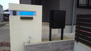 リシェント宅配ボックスKTの施工後